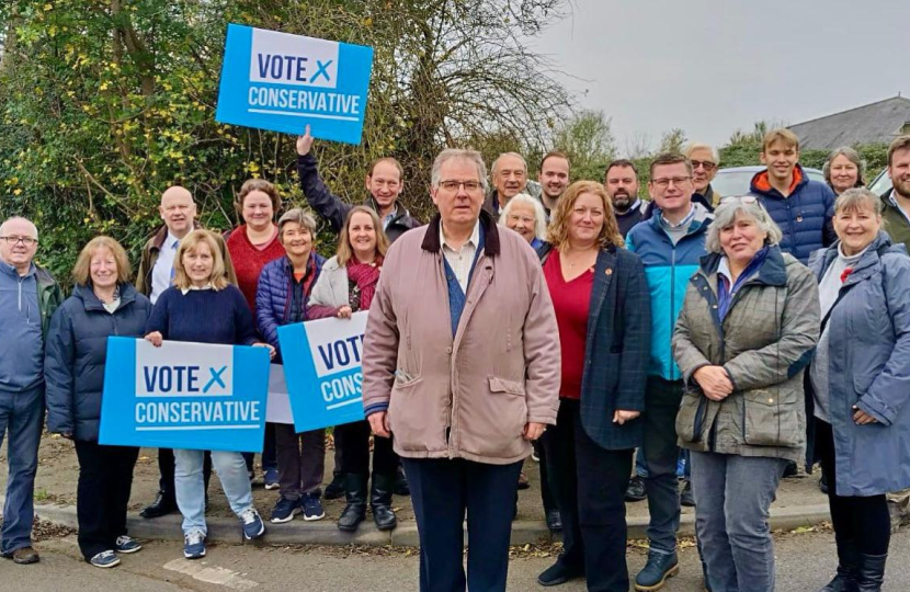 Hayward with Somerset Councillors and supporters