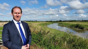 Council Leader solving flooding problems